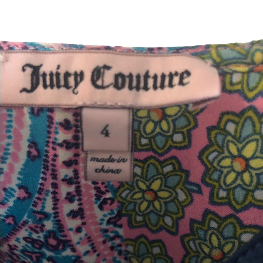Juicy Couture purple patter v-neck tank maxi dress size 4 Women’s - Picture 4 of 13
